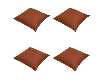 Madison - Sierkussen Best deal - Rood - 60x60x10cm - Set van 4