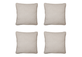 Madison - Sierkussen Panama - Beige - 60x60x10cm - Set van 4