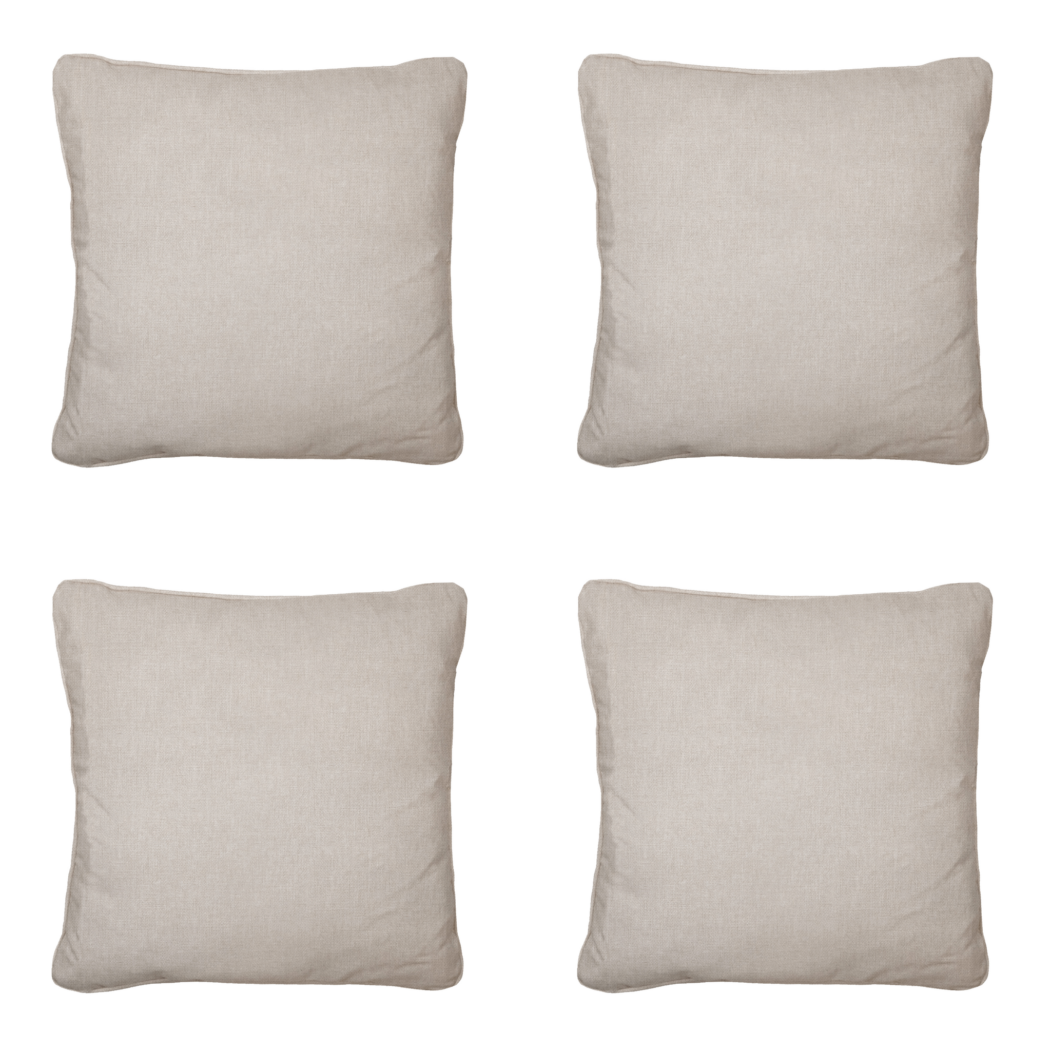 Madison - Sierkussen Panama - Beige - 60x60x10cm - Set van 4