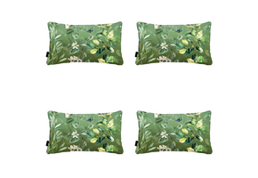 Madison - Sierkussen Elisa - Groen - 30x50x10cm - Set van 4