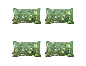 Madison - Sierkussen Elisa - Groen - 30x50x10cm - Set van 4