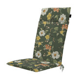 Madison - Tuintstoelkussen Hoge Rug Julliete - Multikleur - 120x50x4cm - Set van 4