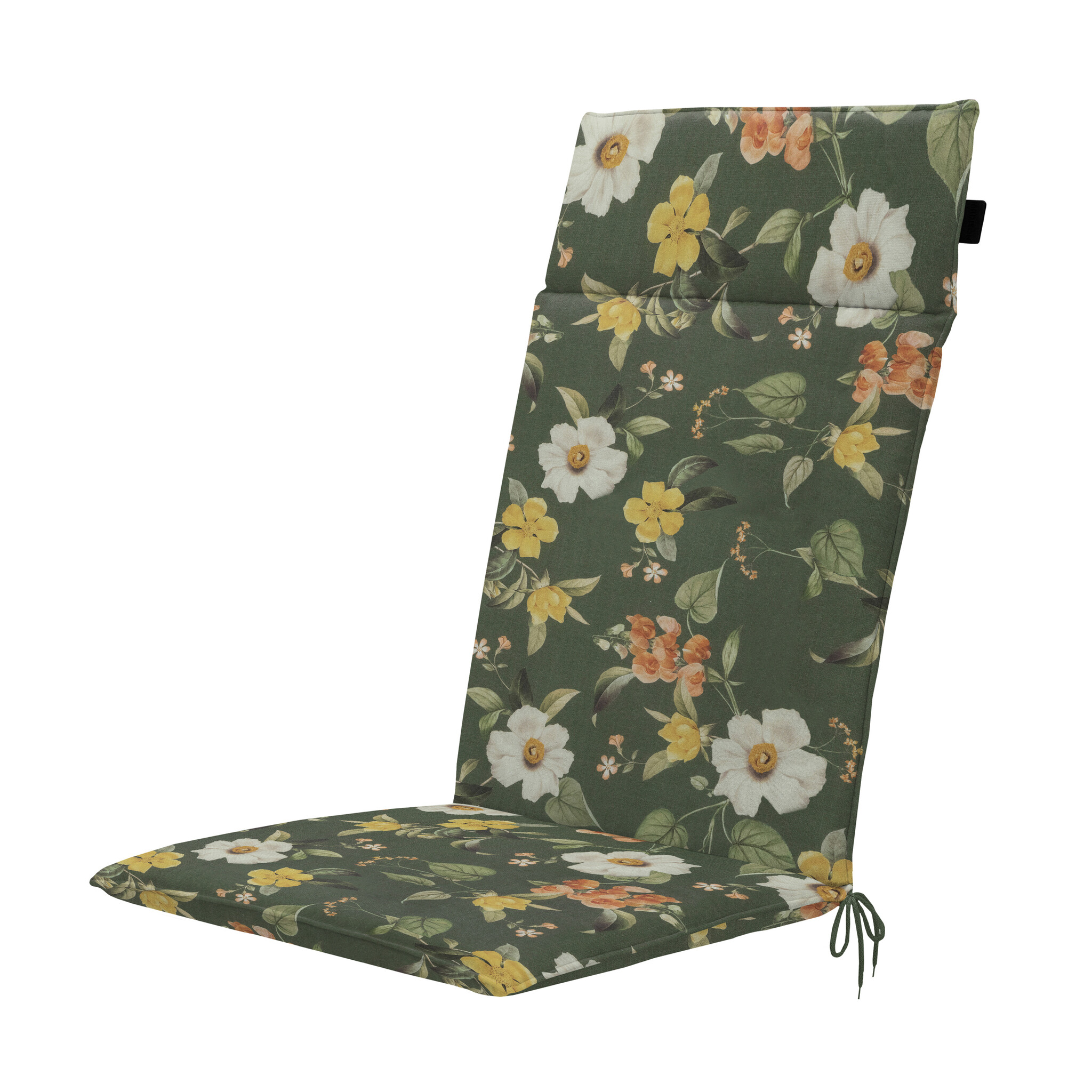 Madison - Tuintstoelkussen Hoge Rug Julliete - Multikleur - 120x50x4cm - Set van 4