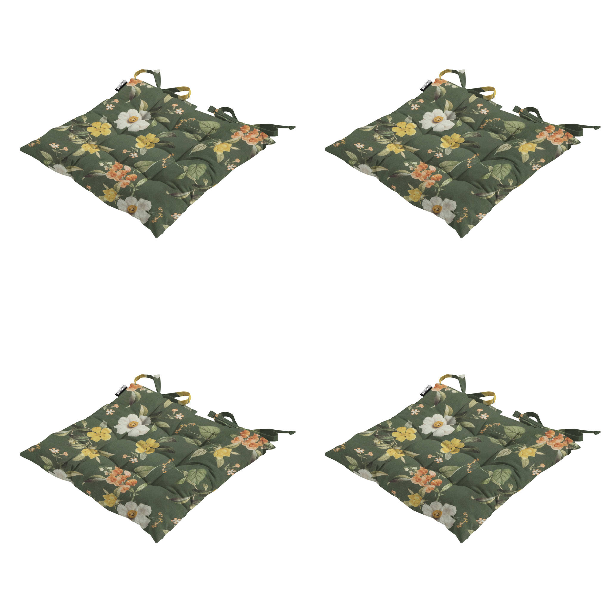 Madison - Zitkussen Julliete - Multikleur - 46x46x8cm - Set van 4