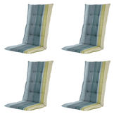 Madison - Kussen hoge rug Nox - Mulitkleur - 123x50x5cm - Set van 4