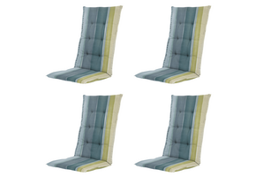 Madison - Kussen hoge rug Nox - Mulitkleur - 123x50x5cm - Set van 4