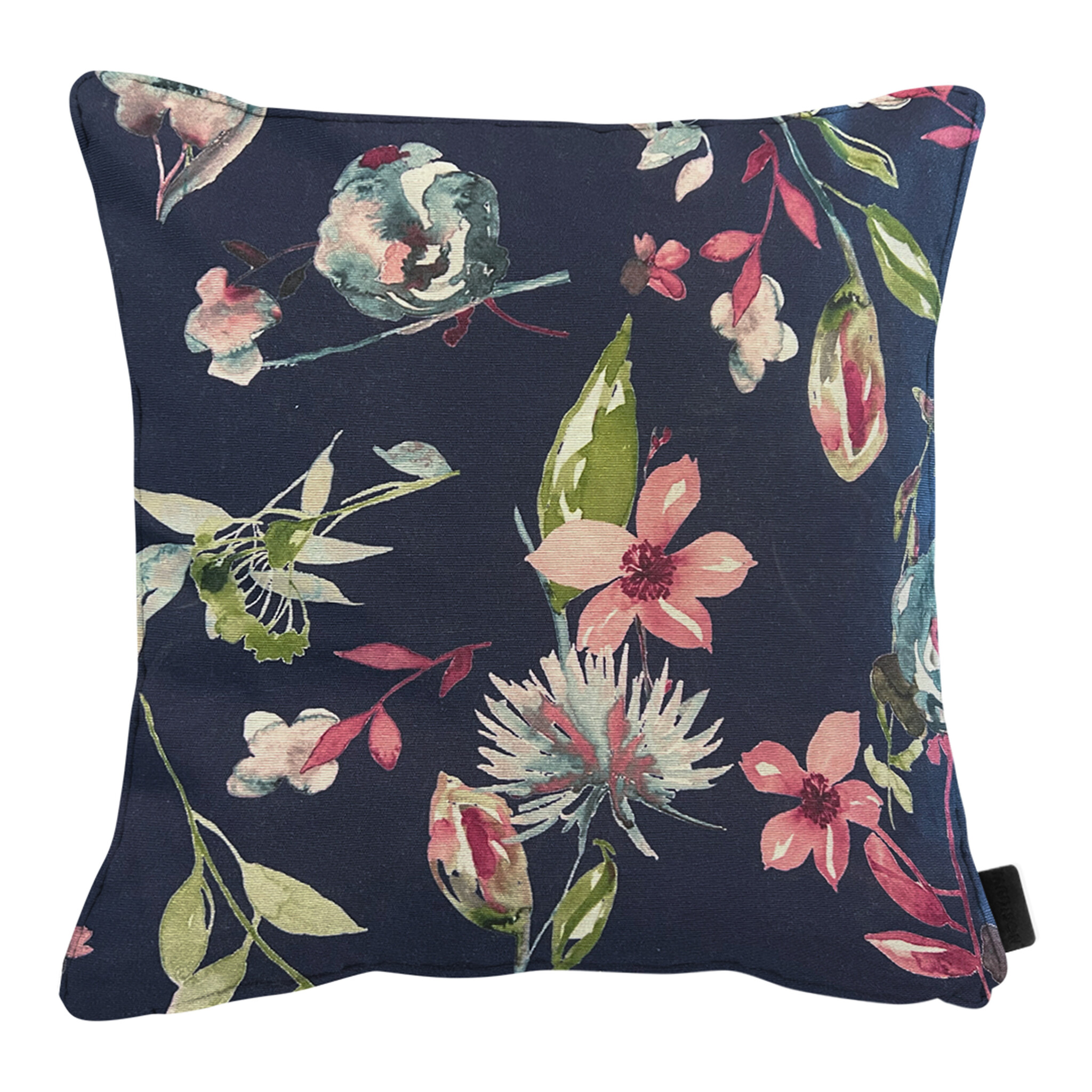 Madison - Sierkussen Cato - Blauw - 50x50x10cm - Set van 4