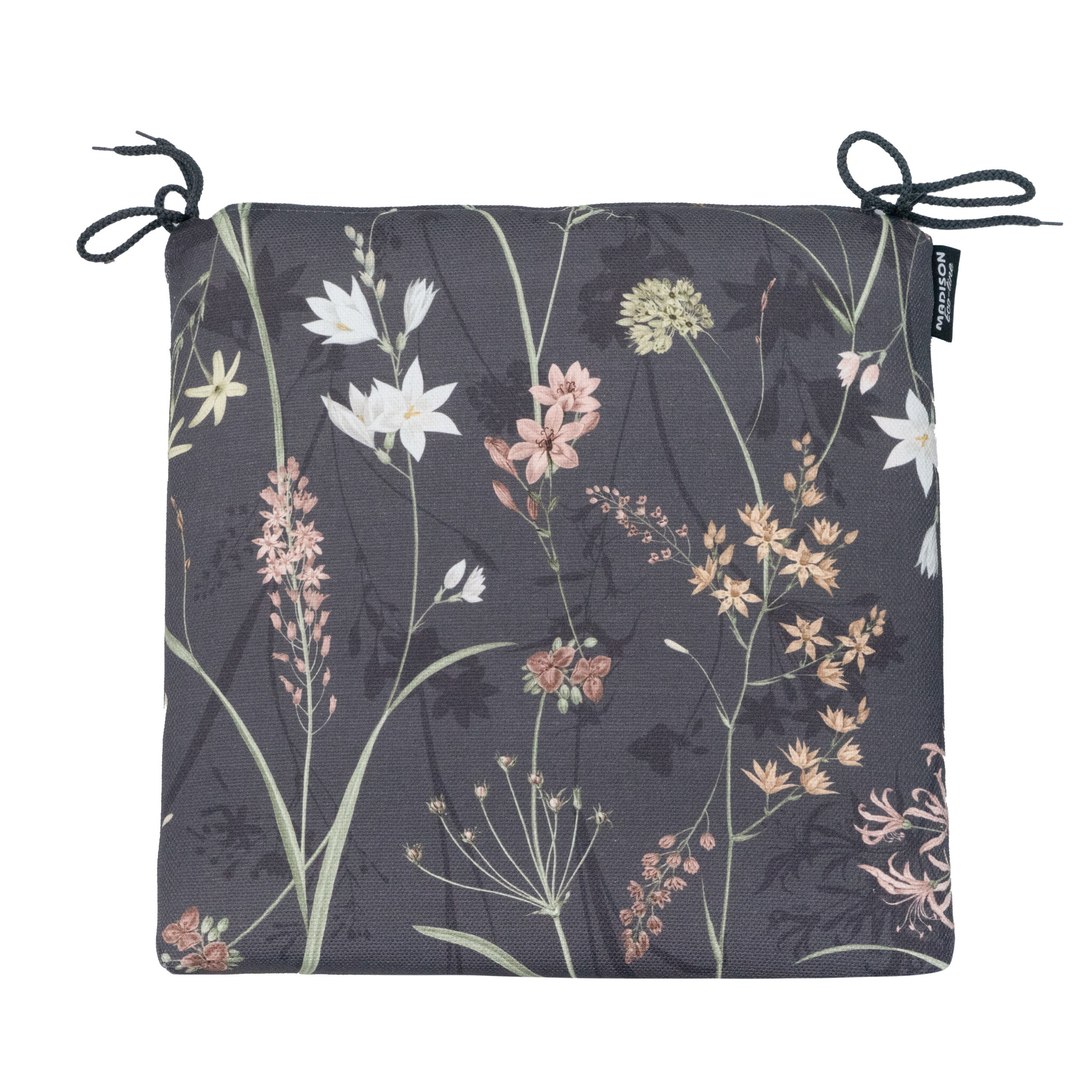 Madison - Zitkussen Eco-line - Grijs - 40x40x4,5cm - Set van 4