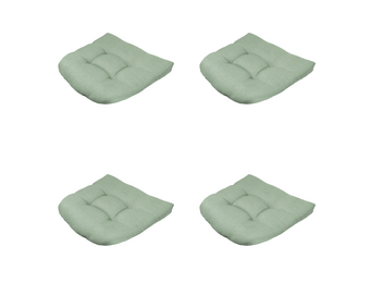 Madison - Zitkussen Napels - Groen - 46x46x6cm - Set van 4