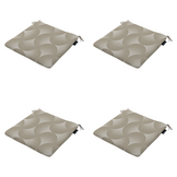 Madison - Zitkussen Napels - Taupe - 40x40x4,5cm - Set van 4