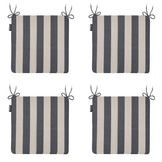 Madison - Zitkussen Amora - Grijs - 40x40x4,5cm - Set van 4