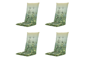 Madison - Kussen hoge rug Amelie - Multikleur - 123x50x5cm - Set van 4