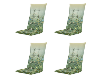 Madison - Kussen hoge rug Amelie - Multikleur - 123x50x5cm - Set van 4