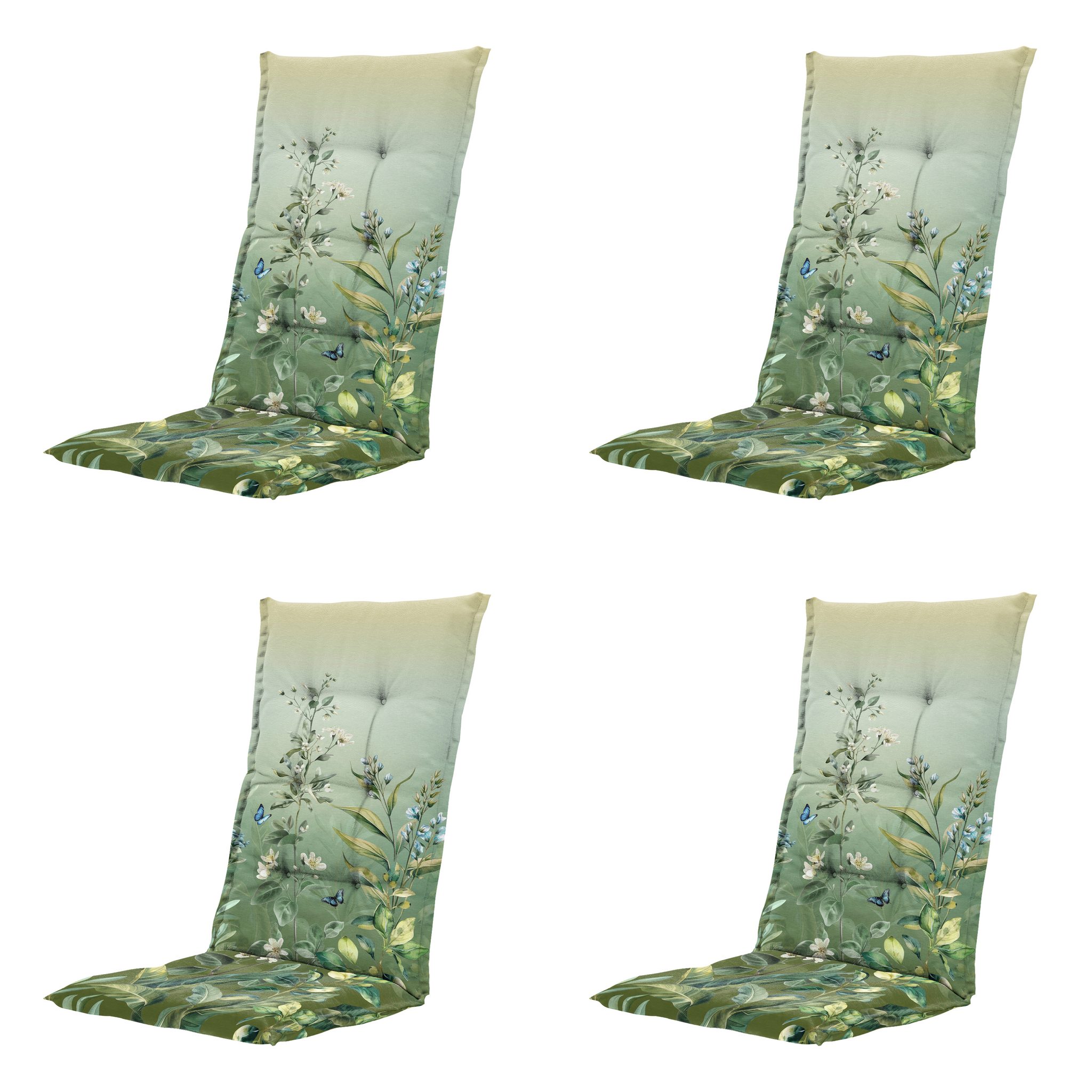 Amelie - Kussen hoge rug - Set van 4