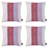 Madison - Sierkussen Nox - Mulitkleur - 50x50x10cm - Set van 4