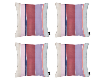 Madison - Sierkussen Nox - Mulitkleur - 50x50x10cm - Set van 4