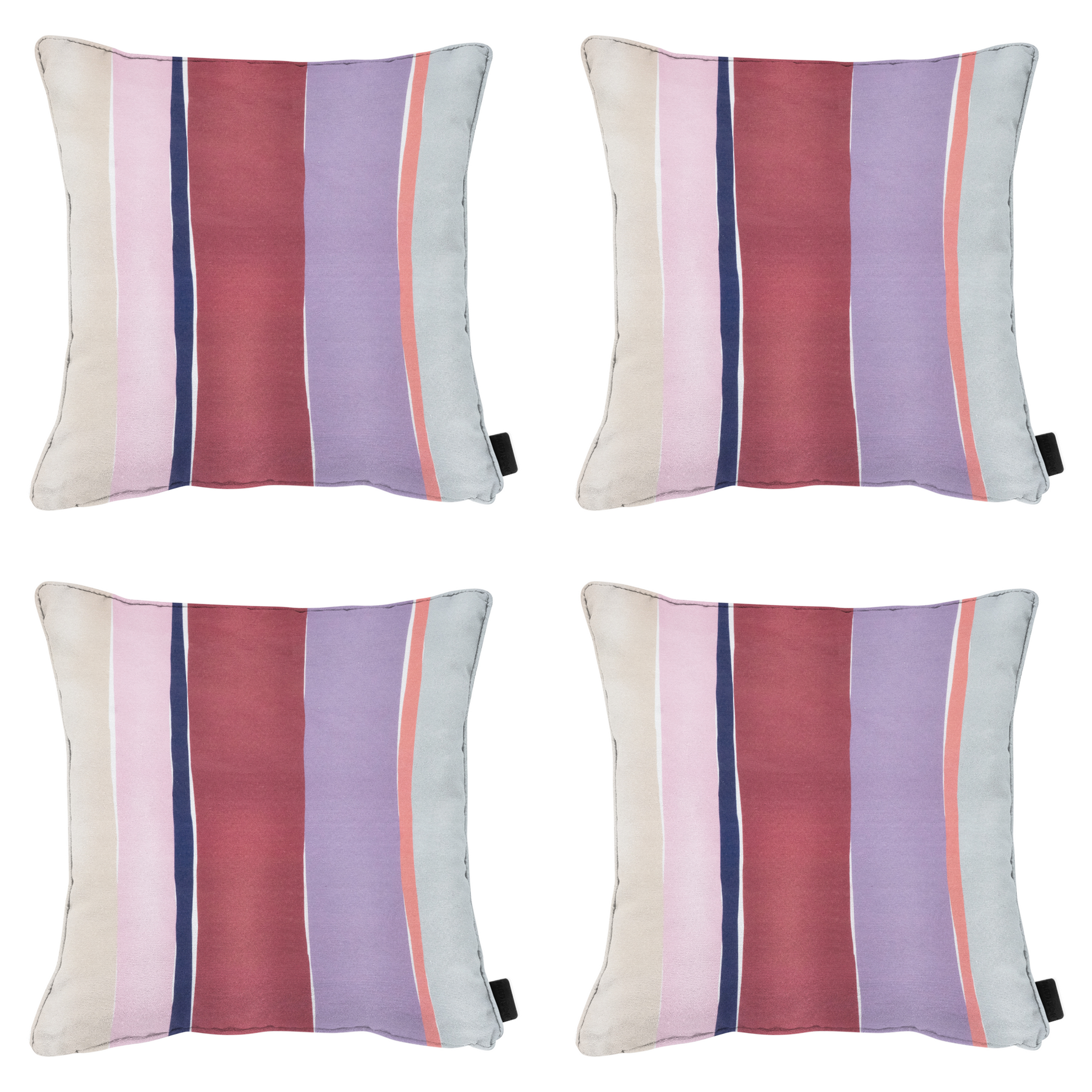 Madison - Sierkussen Nox - Mulitkleur - 50x50x10cm - Set van 4