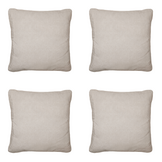 Madison - Sierkussen Panama - Beige - 45x45x10cm - Set van 4