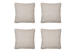 Madison - Sierkussen Panama - Beige - 45x45x10cm - Set van 4