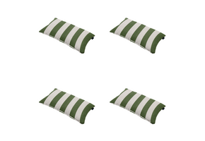 Madison - Sierkussen Amora - Groen - 30x50x10cm - Set van 4