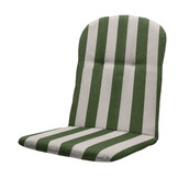 Madison - Kuipstoelkussen Hoge rug Amora - Groen - 45x45x3,5cm - Set van 4