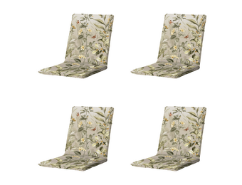 Madison - Stapelstoelkussen Elisa - Multikleur - 97x49x5cm - Set van 4