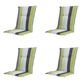 Madison - Kussen lage rug Victoria - Groen - 105x50x6cm - Set van 4