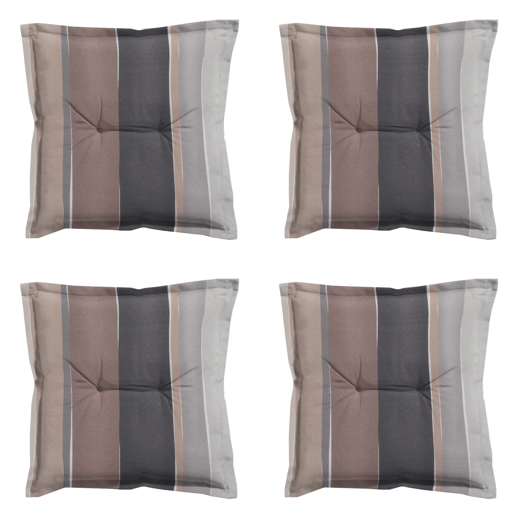 Madison - Zitkussen Nox - Mulitkleur - 50x50x7cm - Set van 4