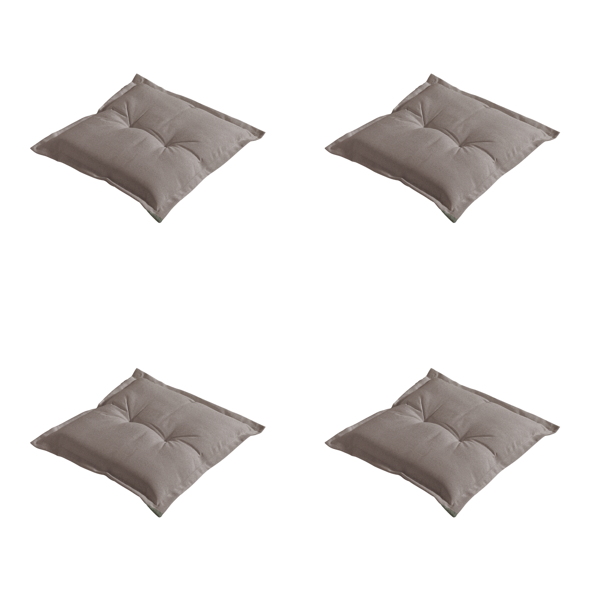 Madison - Zitkussen Manchester - Taupe - 50x50x7cm - Set van 4