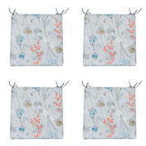 Madison - Zitkussen Eco-line - Blauw - 40x40x4,5cm - Set van 4