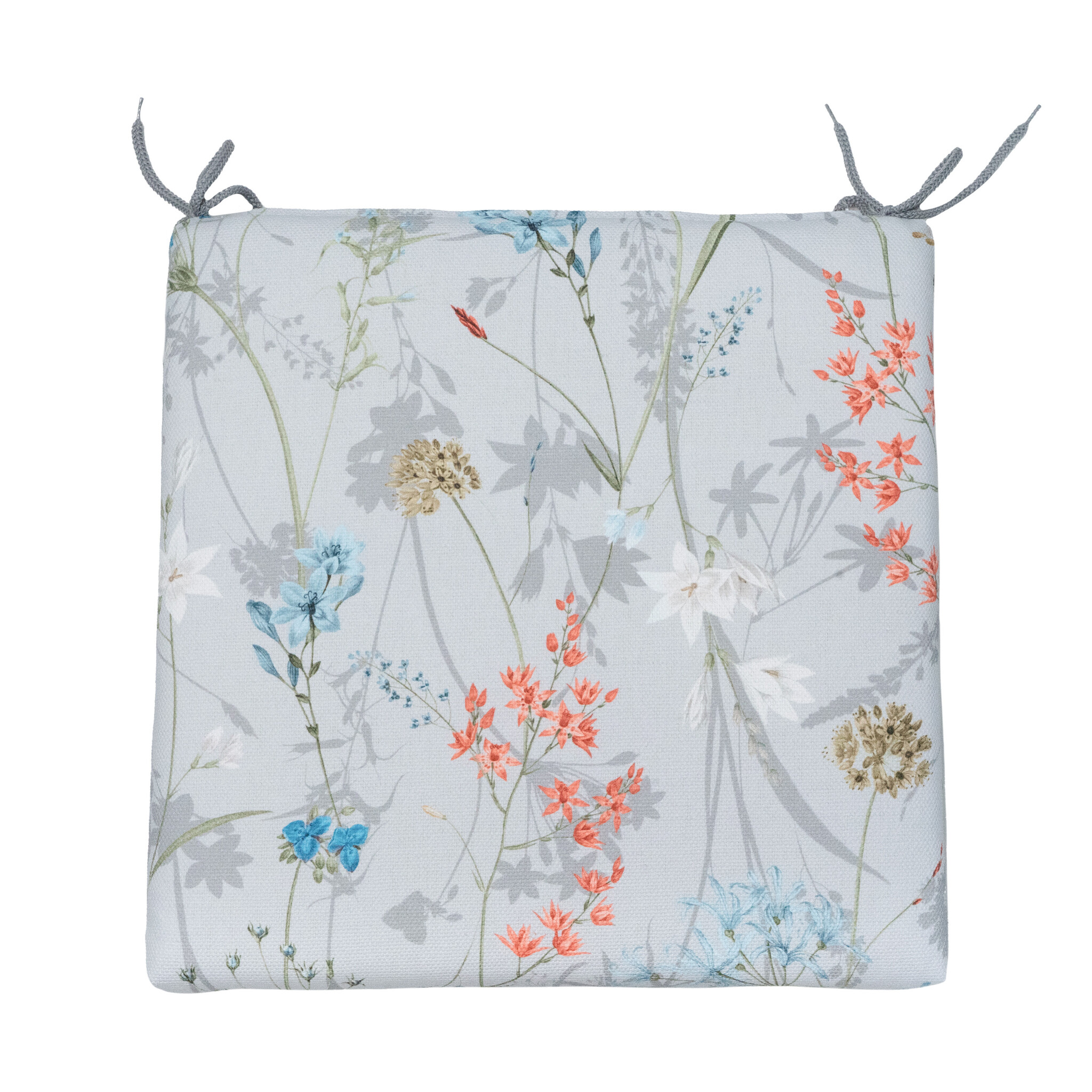 Madison - Zitkussen Eco-line - Blauw - 40x40x4,5cm - Set van 4