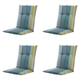 Madison - Kussen lage rug Nox - Mulitkleur - 105x50x6cm - Set van 4