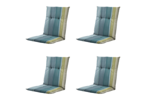Madison - Kussen lage rug Nox - Mulitkleur - 105x50x6cm - Set van 4