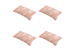 Madison - Sierkussen Napels - Roze - 30x50x10cm - Set van 4