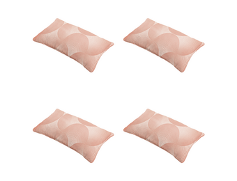 Madison - Sierkussen Napels - Roze - 30x50x10cm - Set van 4