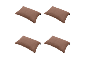 Madison - Sierkussen Panama - Bruin - 40x60x10cm - Set van 4
