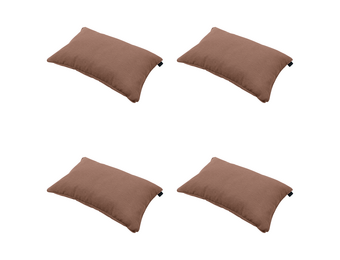 Madison - Sierkussen Panama - Bruin - 40x60x10cm - Set van 4