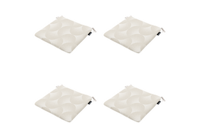 Madison - Zitkussen Napels - Beige - 40x40x4,5cm - Set van 4