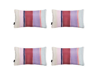 Madison - Sierkussen Nox - Mulitkleur - 30x50x10cm - Set van 4