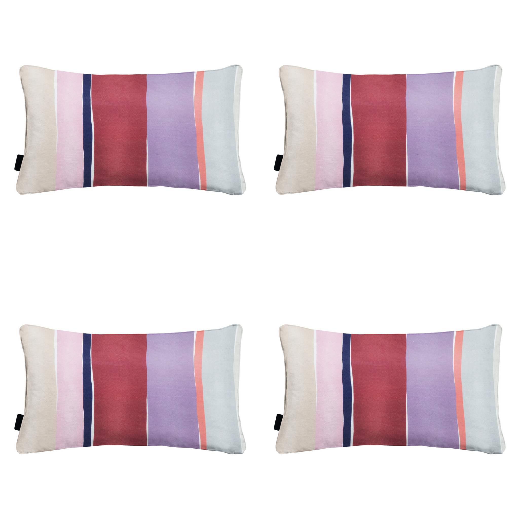 Madison - Sierkussen Nox - Mulitkleur - 30x50x10cm - Set van 4