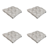 Madison - Zitkussen Napels - Taupe - 46x46x6cm - Set van 4