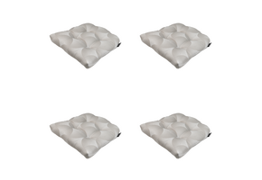 Madison - Zitkussen Napels - Taupe - 46x46x6cm - Set van 4