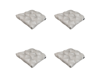 Madison - Zitkussen Napels - Taupe - 46x46x6cm - Set van 4