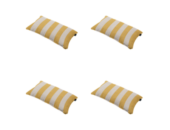 Madison - Sierkussen Amora - Geel - 30x50x10cm - Set van 4