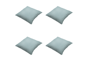 Madison - Sierkussen Eco-line - Blauw - 50x50x10cm - Set van 4
