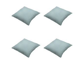 Madison - Sierkussen Eco-line - Blauw - 50x50x10cm - Set van 4