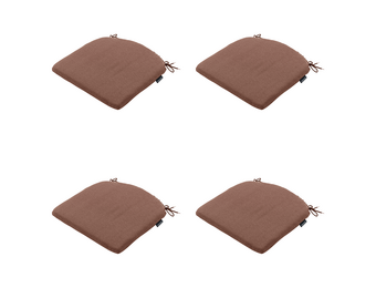 Madison - Zitkussen Panama - Bruin - 46x48x4,5cm - Set van 4