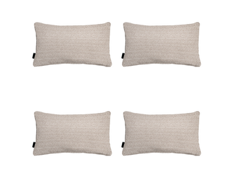 Madison - Sierkussen Richmond - Beige - 30x50x10cm - Set van 4