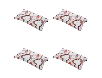 Madison - Sierkussen Blaze - Multikleur - 30x50x10cm - Set van 4