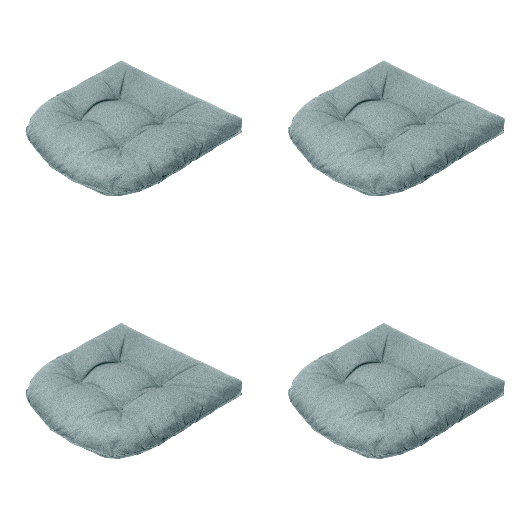 Madison - Zitkussen Best deal - Blauw - 46x46x6cm - Set van 4